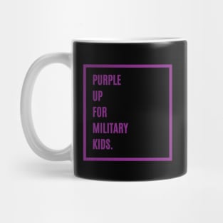 Purple Up For Military Kids Mug